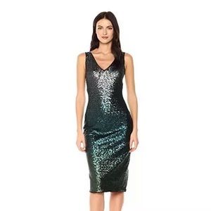 RACHEL Rachel Roy Sequin Ombré Cocktail Dress